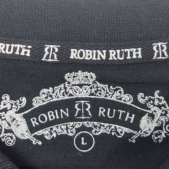 Robin Ruth Dalarna Polo Shirt Mens Sz L Embroidered Jersey Sports Fashion Travel - Picture 5 of 12